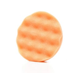 3M™ Finesse-it™ Buffing Pad 02637, 3.75in Orange Foam White Loop