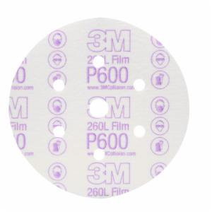 3M™ Hookit Finishing Film Abrasive Disc 260L 01071, 6 in, Dust Free, P600, 100 Discs/Carton, 4 Cartons/Case image 3M™ Hookit Finishing Film Abrasive Disc 260L 01071, 6 in, Dust Free, P600, 100 Discs/Carton, 4 Cartons/Caseimage