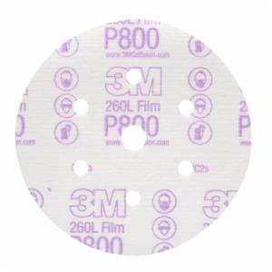 3M™ Hookit Finishing Film Abrasive Disc 260L 01070, 6 in, Dust Free, P800, 100 Discs/Carton, 4 Cartons/Case image 3M™ Hookit Finishing Film Abrasive Disc 260L 01070, 6 in, Dust Free, P800, 100 Discs/Carton, 4 Cartons/Caseimage