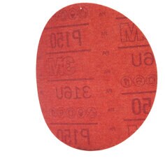 3M™ Red Abr Hookit™ Disc, 01223, 6 in, P150