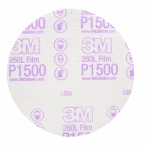 3M™ Hookit Finishing Film Abrasive Disc 260L 00950, 6 in, P1500, 100/Carton, 4 Cartons/Caseimage