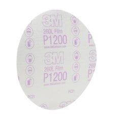 3M™ Hookit™ Finishing Film Disc, 00968, 6 in, P1200