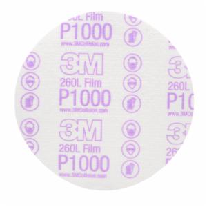 3M™ Hookit Finishing Film Abrasive Disc 260L 00969, 6 in, P1000, 100/Carton, 4 Cartons/Case image 3M™ Hookit Finishing Film Abrasive Disc 260L 00969, 6 in, P1000, 100/Carton, 4 Cartons/Caseimage