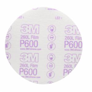 3M™ Hookit Finishing Film Abrasive Disc 260L 00971, 6 in, P600, 100/Carton, 4 Cartons/Case image 3M™ Hookit Finishing Film Abrasive Disc 260L 00971, 6 in, P600, 100/Carton, 4 Cartons/Caseimage