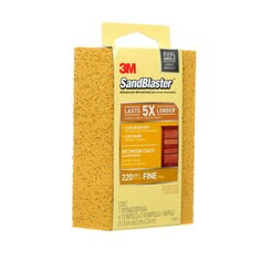 3M(TM) SandBlaster(TM) EDGE DETAILING Sanding Sponge, 9565, 220 grit