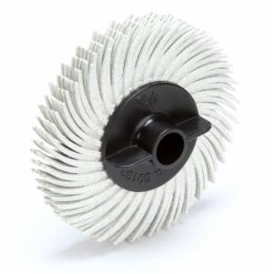 Scotch-Brite Radial Bristle Disc, RB-ZB, 120, 2 in x 3/8 in, Thin Bristle, 40/Carton, 80 ea/Caseimage