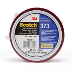 Scotch® High Performance Box Sealing Tape 373 Red, 48 mm x 50 m