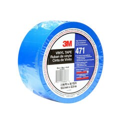 3M™ Vinyl Tape 471 Blue, 2 in x 36 yd 5.2 mil