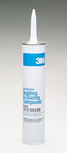 3M(TM) Auto Bedding and Glazing Compound - Black, PN 08509