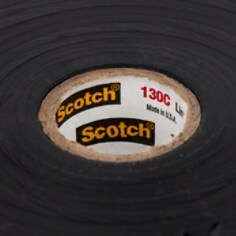 Scotch® Linerless Rubber Splicing Tape 130C, Close Up Core