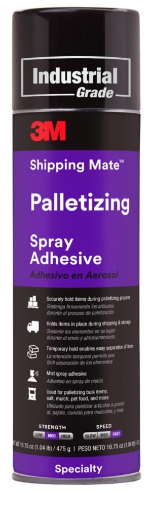 3M™ Shipping-Mate Palletizing Adhesive, 24 fl oz Can (Net Wt 16.7 oz), 1/Case, Sample, NOT FOR SALE IN CA AND OTHER STATESimage