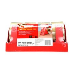 Scotch® Box Sealing Tape with Dispenser PSD2 Clear, 48 mm X 50 m