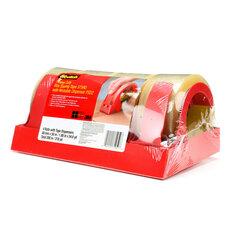 Scotch® Box Sealing Tape with Dispenser PSD2 Clear, 48 mm X 50 m