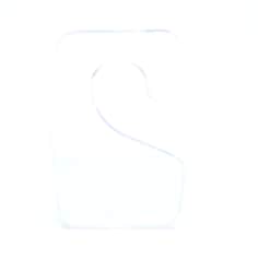 3M Hang Tab 1072 Clear, 7/8 in x 1-3/8 in