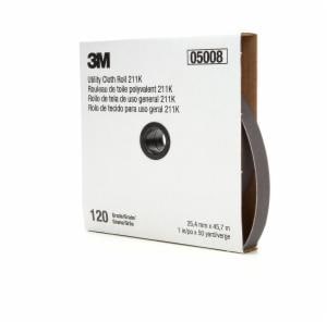 3M™ Utility Cloth Roll 211K, 120 J-weight, 1-1/2 in x 50 yd, Full-flex, 5 ea/Case image 3M™ Utility Cloth Roll 211K, 120 J-weight, 1-1/2 in x 50 yd, Full-flex, 5 ea/Caseimage