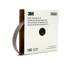 3M™ Utility Cloth Roll 211K, 1-1/2 in x 50 yd 180 J-weight