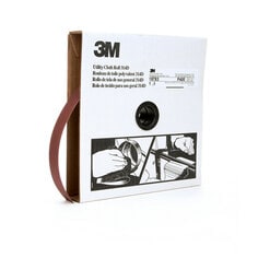 3M™ Utility Cloth Roll 314D, 1 in x 50 yd P400 J-weight