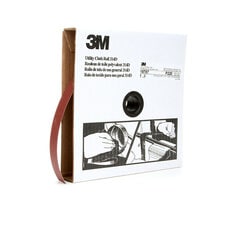 3M™ Utility Cloth Roll 314D, 1 in x 50 yd P220 J-weight