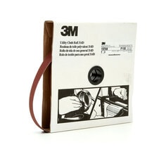 3M™ Utility Cloth Roll 314D, 1 in x 50 yd P150 J-weight