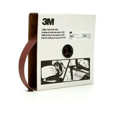 3M™ Utility Cloth Roll 314D, 1-1/2 in x 50 yd P280 J-weight