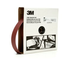 3M™ Utility Cloth Roll 314D, 1-1/2 in x 50 yd P120 J-weight