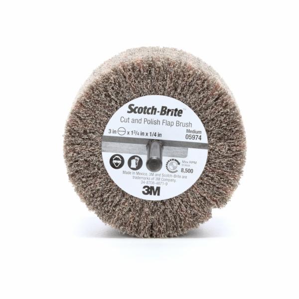 Scotch-Brite Cut and Polish Flap Brush