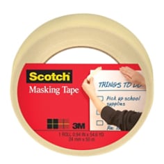 scotch stationery masking tape clean removal