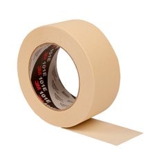 Ruban adhésif de masquage papier crêpé 3M™ 101E, Beige, 24 mm x 50 m