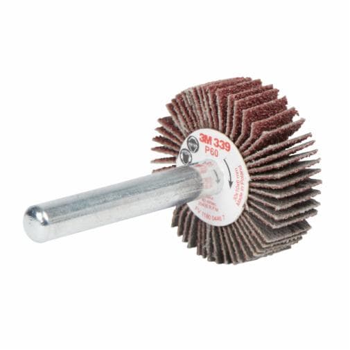 3M™ Lamellenborstel met stift 339SM, Ø 30 mm x 10 mm, P60