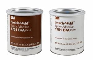 3M™ Scotch-Weld Epoxy Adhesive 1751, Gray, Part B/A, 1.66 Gallon, 2 Kit/Caseimage