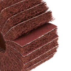 Scotch-Brite™ Roloc™ CB-ZR viimeistely- ja puhdistuslaikka, P80, 63 mm x 32 mm, 10/pakk