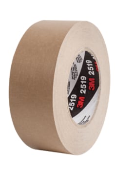 Scotch® Flatback Masking Tape 250, Tan, 1 in x 60 yd 6.0 mil, 6 per box 6  boxes ea/Case Bulk