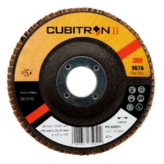 XA009101008 Cubitron™ II 967A Flap Disc Conical P40 115mm CBOP.tif