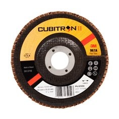 3M™ Cubitron™ II Lamellrondell 967A, Konisk, 40+, 125mm, 10 st/krt