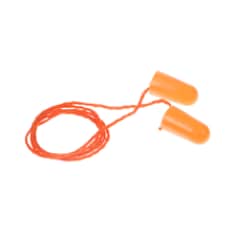 3M™ Foam Earplugs, 1110, orange, corded