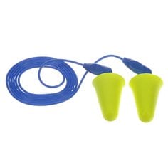 3M™ E-A-R™ Push-Ins Earplugs, 318-4001, yellow/blue, corded