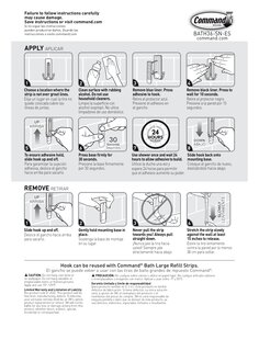 Command™ Instructions BATH36-SN-ES