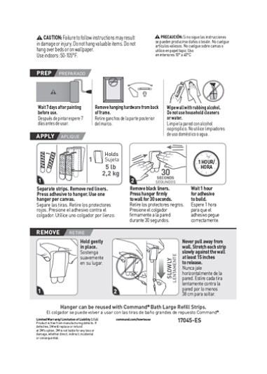 Command™ Instructions 17045-ES