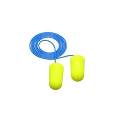 3M™ E-A-Rsoft Yellow Neon Earplugs, 311-1251, corded, 2000 pairs per case