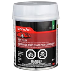 Matériau de remplissage pour carrosserie 261C Bondo®, 397 g (1 pinte)