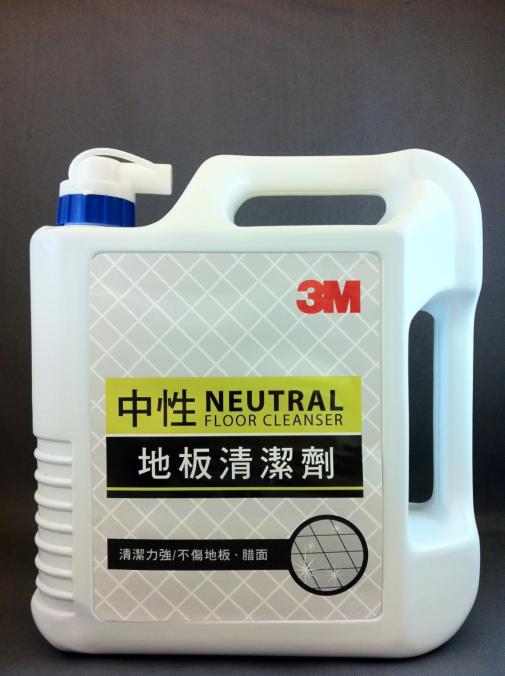 3M(TM) 中性地板清潔劑, 1加侖/桶, 4桶/箱