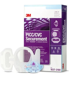 3M™ PICC CVC Sec Device+Tegaderm™ I.V. Adv Sec Drsng 1837-2100