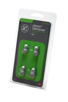 Reserveonderdelen 3M™ Littmann®: SnapOn oordopjes  zachte afdichting, grijs, groot en klein, 40002, kit