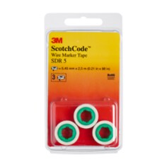 3M™ ScotchCode™ Kabelmärkningstejp SDR-5, påfyllnadsrulle 3-pack