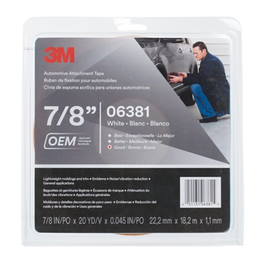 40M™ Automotive Attachment Tape 0640840 White 4040 Mm 40M United States Simple Mami La Slave Fea 3m 40M™ Automotive Attachment Tape 0640840 White 4040 Mm 40M United States Simple Mami La Slave Fea 3m