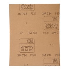 GC800549161 3M Wetordry Abrasive Paper Sheet 734 P320 PN01977 CBOP.tif