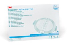 Tegaderm Hydrocolloid Thin Dressing 90023, Oval, Film border