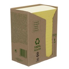 Post-it Rcycld Nots, 655-IT, Canry Yelw, 3inx5in, 100/pd, 16/pk