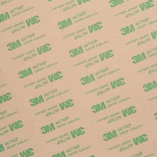 3M™ 468MP dubbelzijdige transferstickers, 4 vellen 10 x 10 cm (selecteer onder de verpakking - 100 x 100 mm (4 stuks