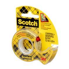 Scotch® Double Sided Tape, 136-NA, 1/2 in x 6.9 yd (12.7 mm x 6.3